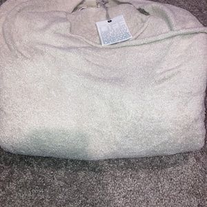 Barefoot Dreams Cozychic Lite Drape Front Calypso Wrap Stone Size 1x